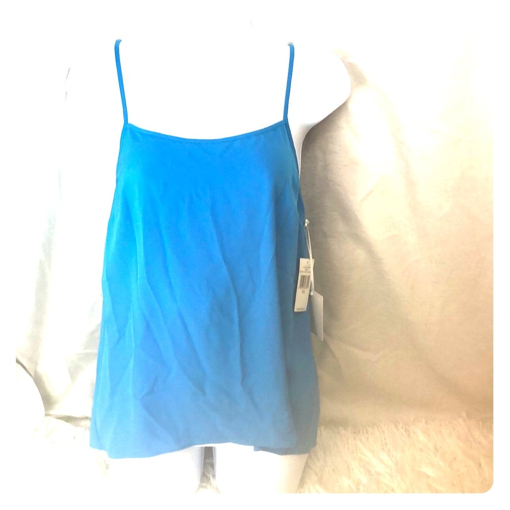 NWT Turquoise Camisole w/Slit Back Scoop Neck XS